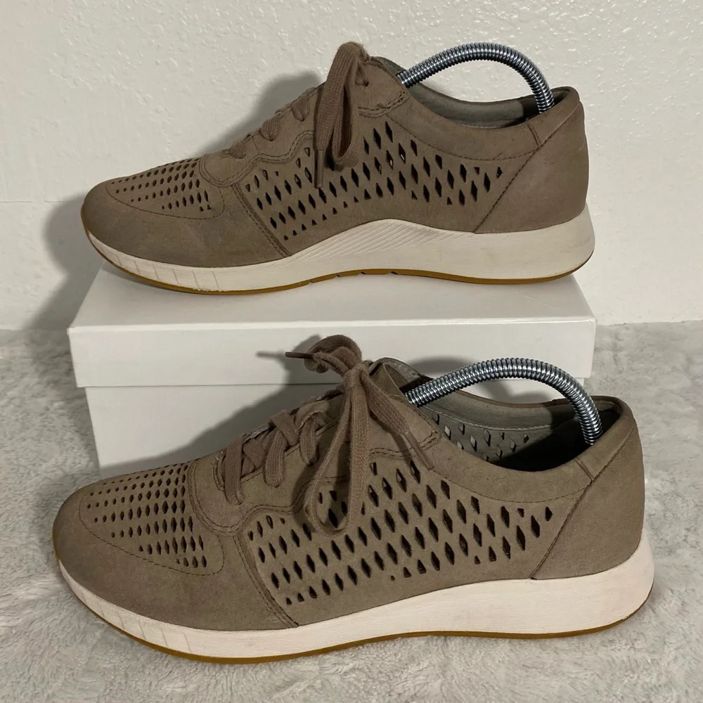Dansko Charlie Walnut Suede Perforated Sneakers Size 42 EU (11.5-12US)